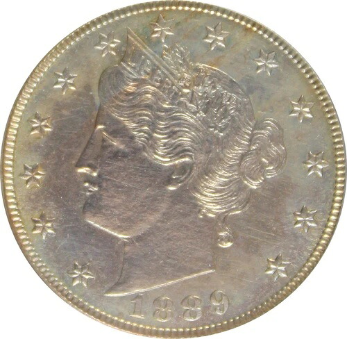 1889年 PR60 リバティニッケル、PCGS 9347067|WORLD RESOURCE【KING店】