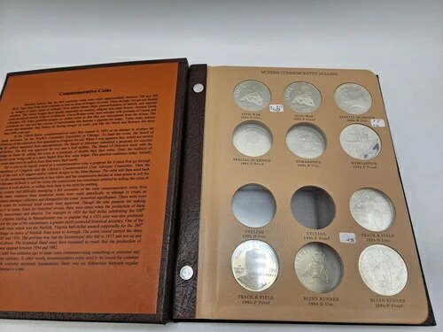 ??(15) 1995-2000 記念銀貨 1ドル プルーフ＆UNCコイン