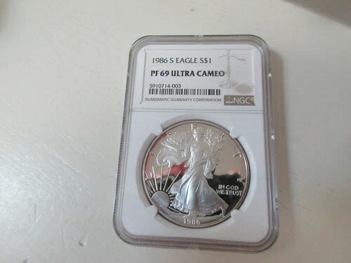 1986 Sイーグル $S1 PF 69 ウルトラカメオ NGC 5枚セット 1枚購入または5枚購入｜WORLD RESOURCE【KING店】