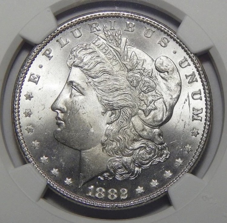 1882年 NGC MS65 モルガン・ダラー