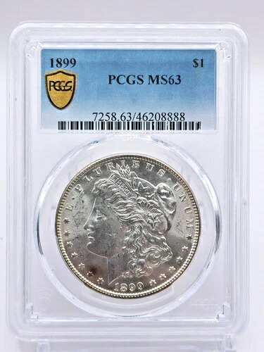1899年 モルガン・ダラー PCGS MS63 (033DM)