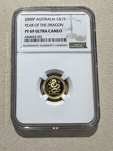 2000年 オーストラリア 15ドル プルーフ金貨 シリーズ1 太陰暦 辰年 NGC PF 69 UC｜WORLD RESOURCE【KING店】 217,250円