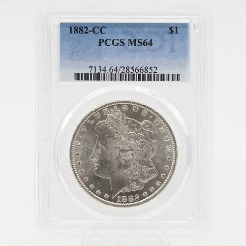 1882 CC モルガン銀貨 MS 64 PCGS 90% 銀 カーソンシティ 218,350円