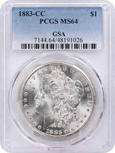 1883-CC モルガン銀貨 MS64 PCGS 218,900円