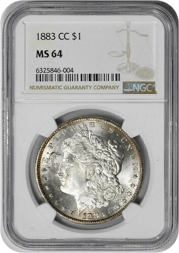 1883-CC モルガン銀貨 MS64 NGC 218,900円
