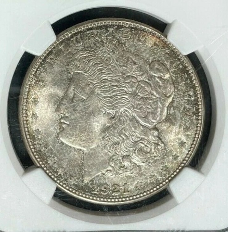 1921-D モーガン シルバードル ~ NGC MS 65 ~美しいコイン~ REF#57-004