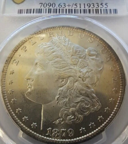 1879-O MS 63.5 モルガン・ダラー - PCGS MS63+ 値下げ！