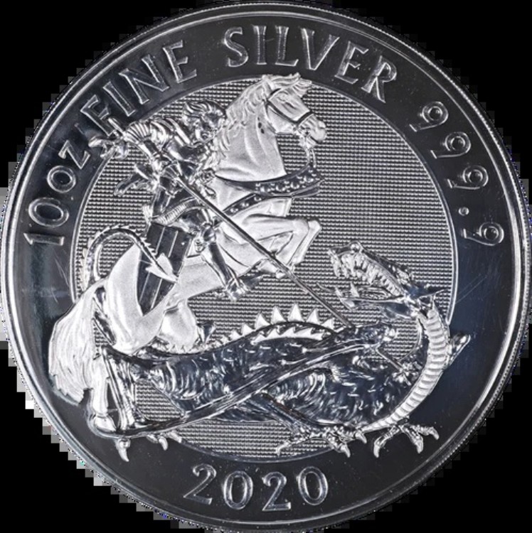 2020年 英国 10オンス シルバー ヴァリアント - .999 ファイン - カプセル