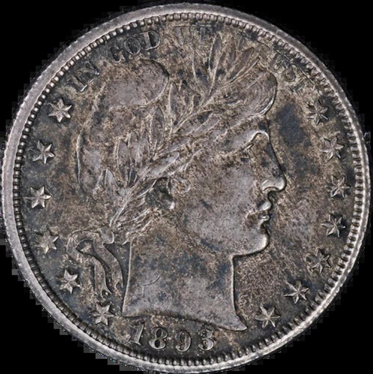 1893-O バーバー ハーフダラー 良好 AU/BU 良好 見た目良好 良好 打刻良好