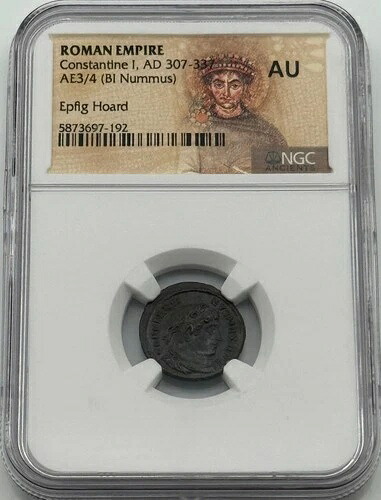 ??コンスタンティノス 1 世 (AD 307-337) AE3/4 BI Nummus ローマ帝国 ? NGC Ancients