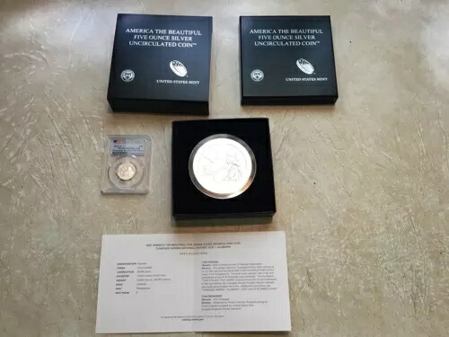2021S 1ST STRKE PCGS 69DCAM & 2021 P タスキーギ エアマン レッドテイルズ 5オンス シルバーコイン