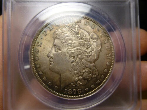 1878-CC カーソンシティ モルガン銀貨 1ドル ANACS MS 62