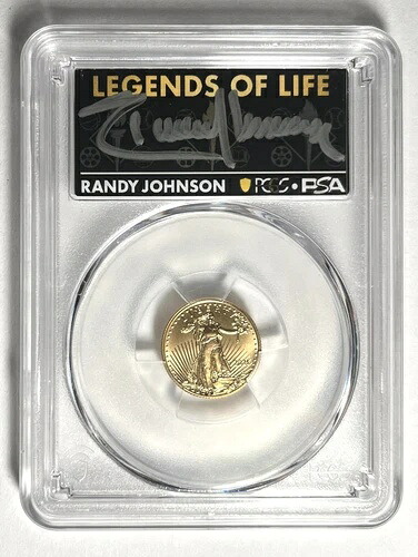 2021年 5ドル ゴールドイーグル PCGS ランディ・ジョンソン MS70 POP 20 レジェンド ゴーデンズ タイプ2 # GIG 224,950円