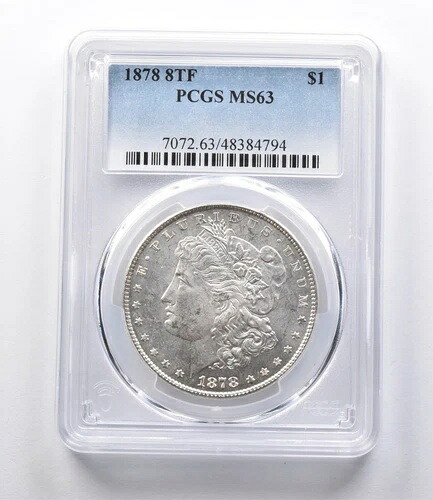 MS63 1878 8TF モルガン銀貨 PCGS *2748