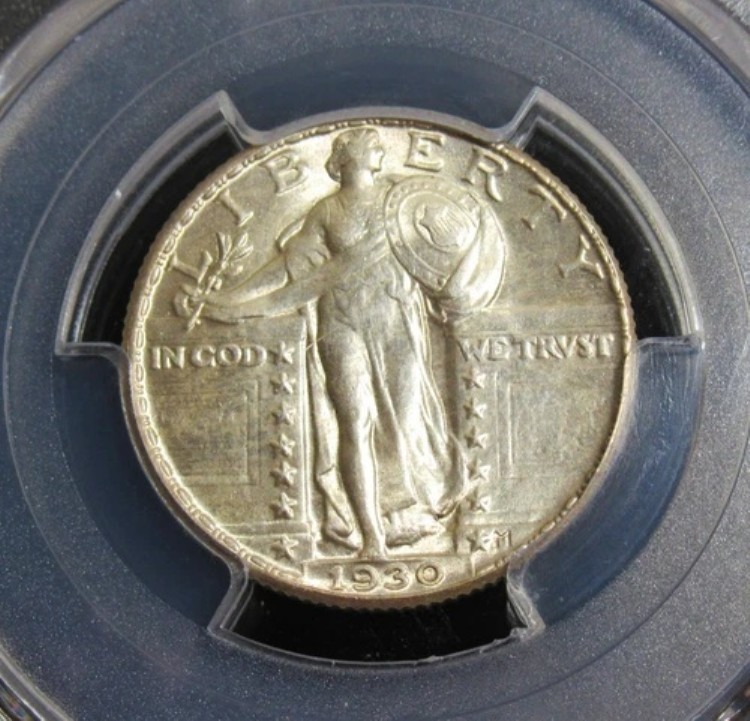 1930 年 25C スタンディング リバティ クォーター MS63 フルヘッド PCGS。