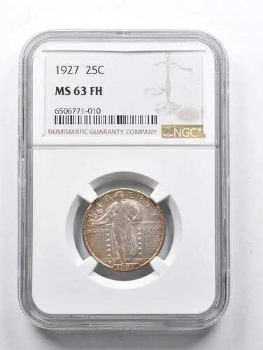 MS63 FH 1927 スタンディングリバティクォーター NGC *1431