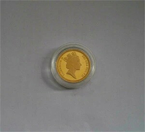 1997年 イギリス プルーフ ハーフソブリン金貨