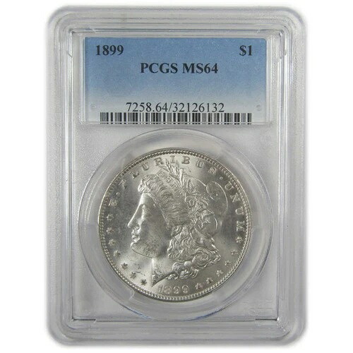 1899年 モルガン・ダラー MS 64 PCGS シルバー 未流通 1ドルコイン SKU:I20028 215,600円