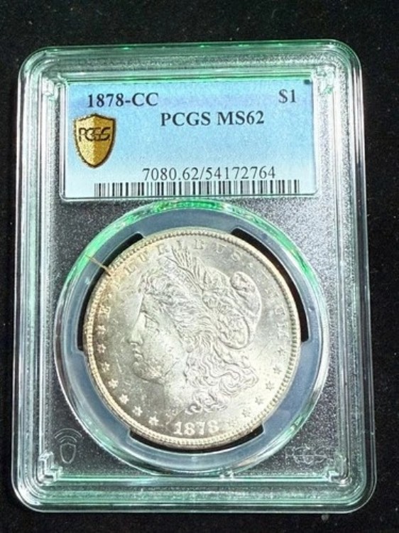 1878年CCモルガンドルPCGS MS62