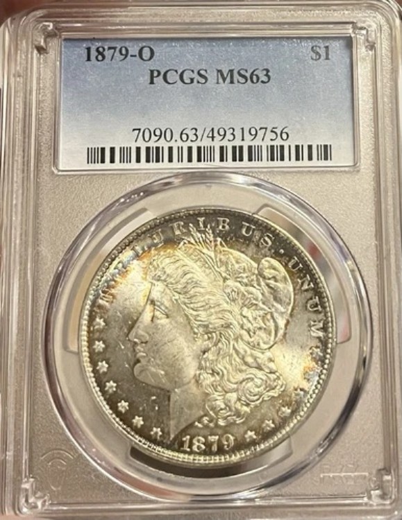 1879-O PCGS MS63 モルガン銀貨 217,250円