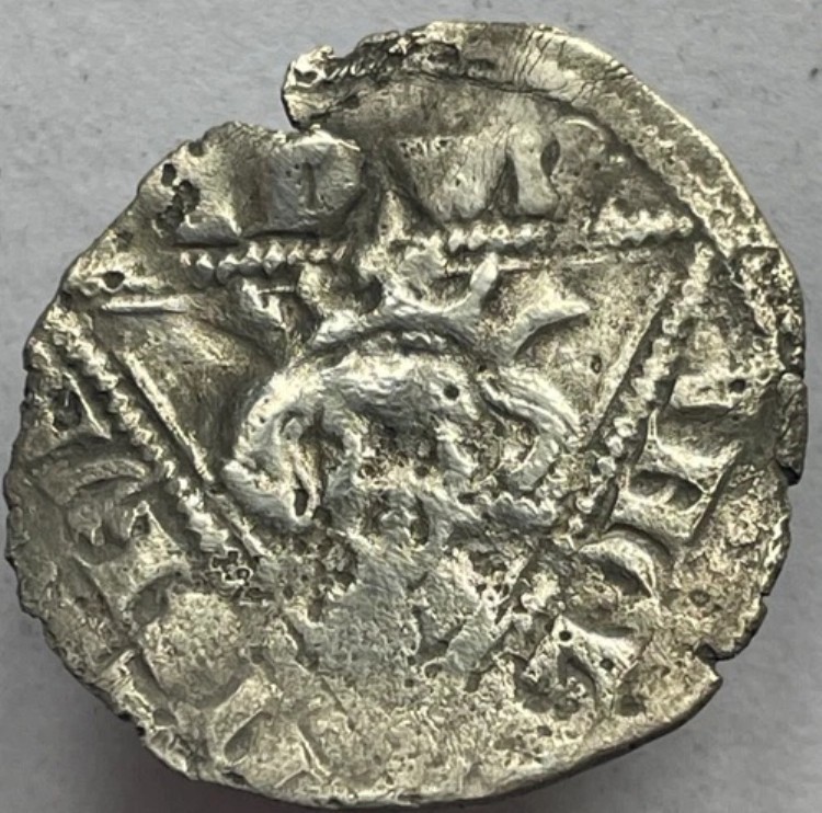 1272-1307 希少 アイルランド エドワード1世（1世） 銀製 槌目ペニーコイン ダブリン造幣局
