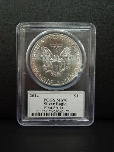 2014年 シルバーイーグル ファーストストライク PCGS MS70