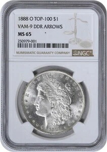 1888 O VAM 9 モルガン シルバー ダラー DDR アローズ MS65 NGC｜WORLD RESOURCE【KING店】