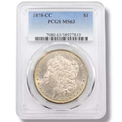 認定1878-CC米国モルガン銀貨 234,300円