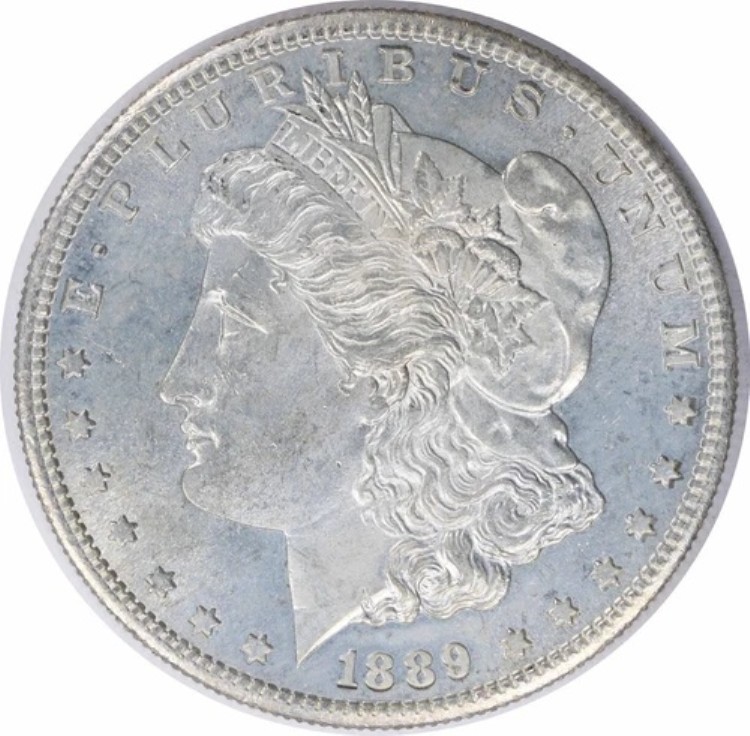 1889-S モルガン銀貨 チョイス BU 未認定 #205｜WORLD RESOURCE【KING店】
