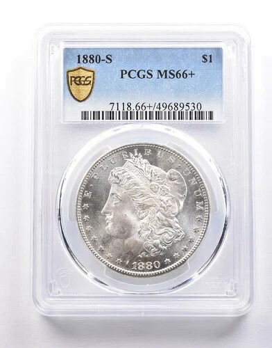 1880-S モーガン銀貨 MS66+ PCGS *9939