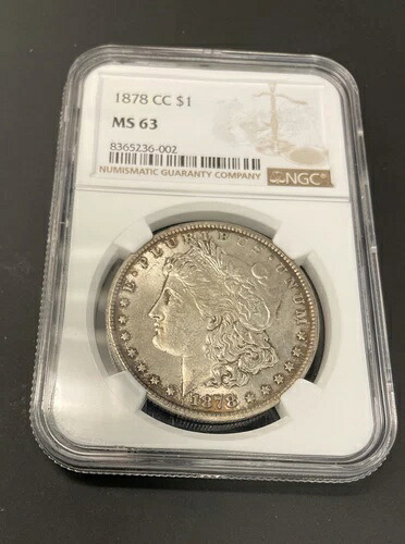 1878年CCモルガンダラーNGC MS 63