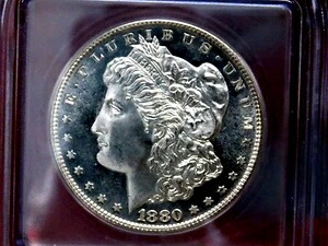 モーガン シルバードル 1880/79 S ICG MS 64+++ ルックス PL トップ100 VAM WOW コインカメオ