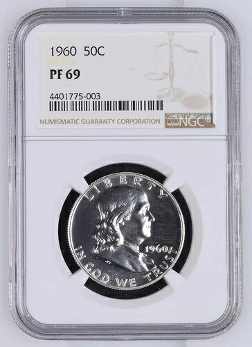 1960年 P ハーフダラー フランクリン NGC PF-69|WORLD RESOURCE【KING店】