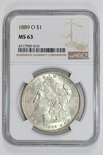 1889-O モルガン・ダラー NGC MS63