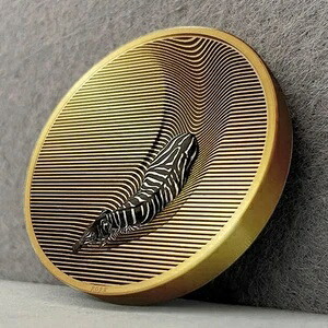 ゼブラ カモフラージュ オブ ネイチャー 金メッキ 5オンス 銀貨 20ドル パラオ 2023年|WORLD RESOURCE【KING店】