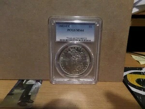 1883 cc モルガン シルバー ダラー PCGS MS64｜WORLD RESOURCE【KING店】