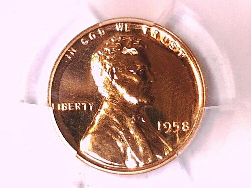 1958年 プルーフ リンカーン ウィート セント ペニー PCGS PR 68 RD 42457885