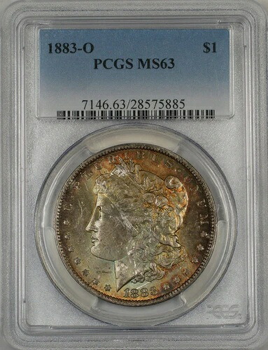 硬貨・コイン|1883-O モルガン シルバー ダラー 1ドル コイン PCGS MS