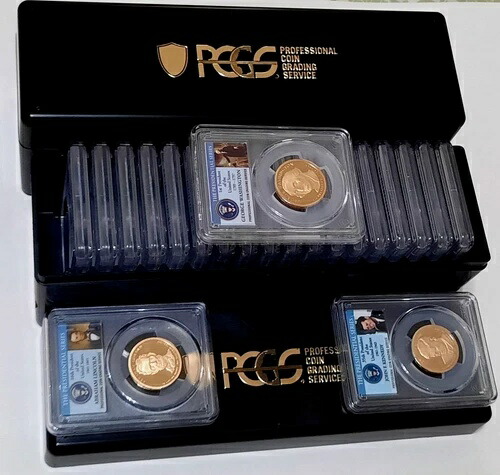 2007 - 2016-S 大統領ドルコレクション。 PCGS PR 69 DCAM - 39 コイン