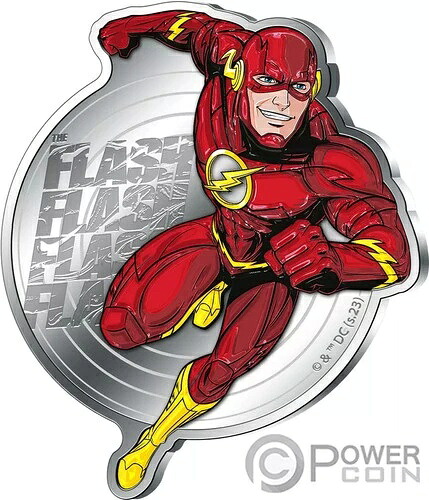 FLASH DCコミックス 5オンス シルバーコイン 5ドル バルバドス 2023｜WORLD RESOURCE【KING店】 238,700円