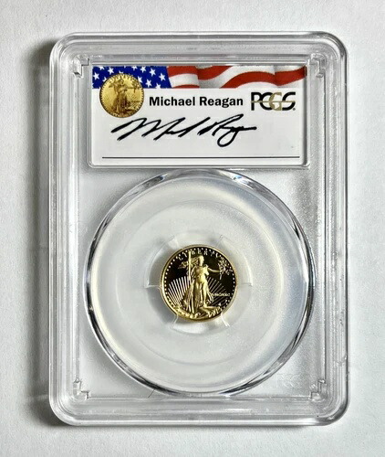 1990年 P $5 ゴールド イーグル プルーフ PCGS V539 レーガン PR69 ゴーデンズ デザイン ナイス アイテム # IGA