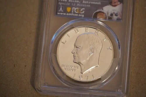 1971-S 1ドル銀貨 PCGS PR70DCAM アイゼンハワー・ダラー - フレッド・ヘイズ
