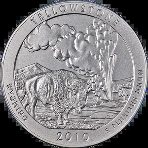 2010-P イエローストーン国立公園 ATB 5オンス シルバー NGC SP70 早期リリース|WORLD RESOURCE【KING店】