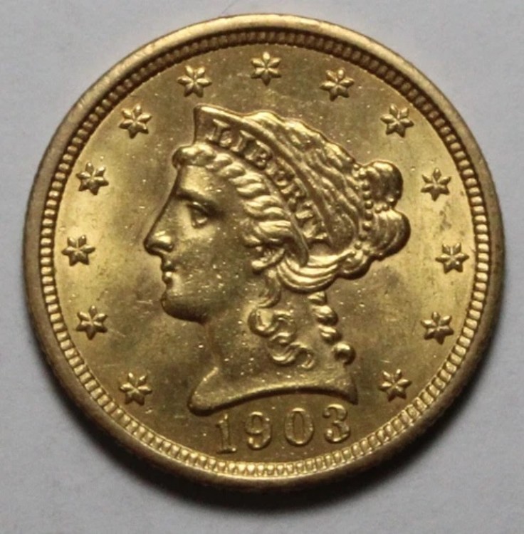 1903年 2.5ドル リバティゴールド LW423 231,000円