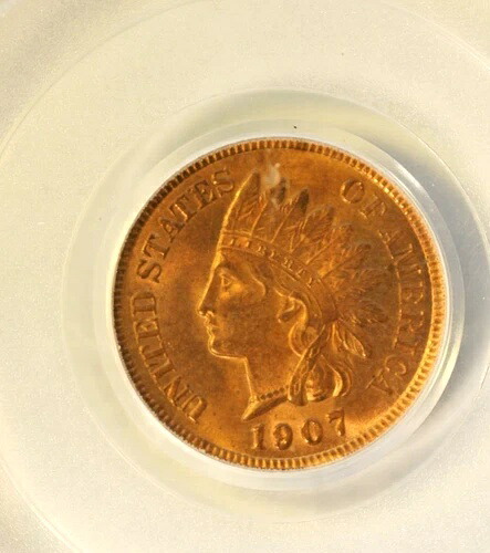 1907年インドセント PCGS MS64RD S-301 S-1 RPD