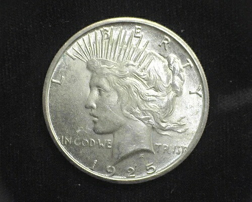 HS&C: 1925 S ピースダラー BU - 米国コイン