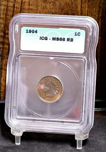 1904年インディアンセント - ICG MS66RB (#58425-K)