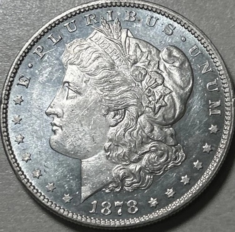 1878年製プルーフ版、79年製モルガン・ダラー、送料無料