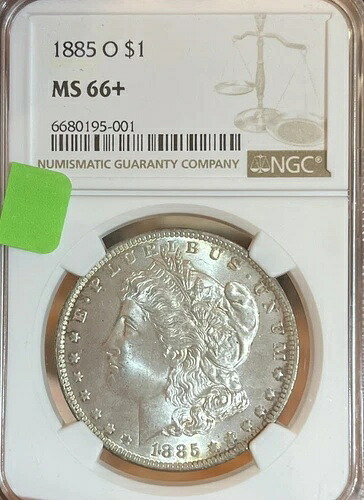 1885-O NGC MS66+ モルガン銀貨