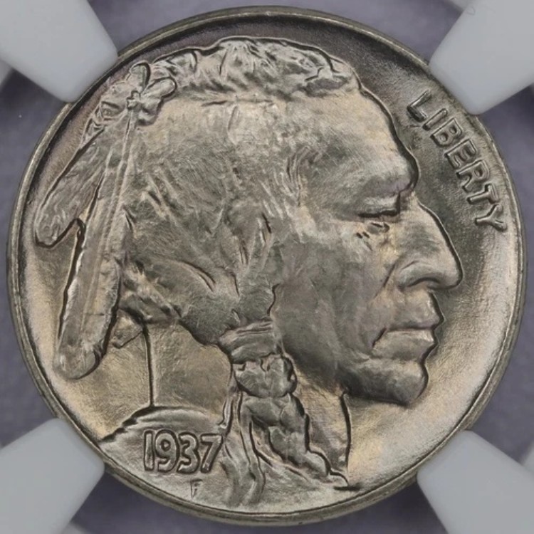 1937年 5セント バッファローニッケル - NGC MS 67+ CAC｜WORLD RESOURCE【KING店】